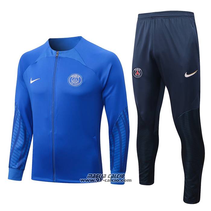 Tuta da Track Giacca Paris Saint-Germain 2022-2023 Blu